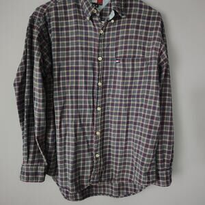 Vintage Tommy Hilfiger Mens button down flannel M